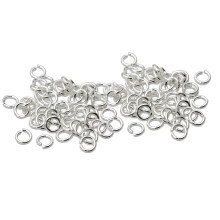 (6.0mm, 100) Sterling SIlver Open Jump Rings 3mm-6mm Diameter