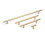 (48mm Pull) Gold Brass T Bar Cabinet Handles 13
