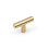 (48mm Pull) Gold Brass T Bar Cabinet Handles 1