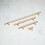 (48mm Pull) Gold Brass T Bar Cabinet Handles 11