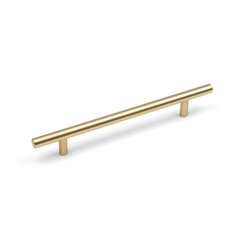 (160mm Handle) Gold Brass T Bar Cabinet Handles