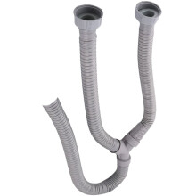 3.5Ft Pralka Pvc w KształCie Litery Y Wąż Spustowy ZłąCze Rury Spryskiwacza, Interfejs Obrotowy, z 2 Wodoodpornymi PierśCieniami