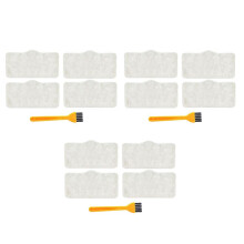 15Pcs Steam Vacuum Cleaner Mop Cloth Cleaning Pads for   DEM ZQ600 ZQ610 Handhold Cleaner Mop Accessory