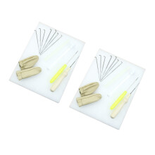 2Set Needle Felting Kit Wool Tools Mat + Needle + Accessories