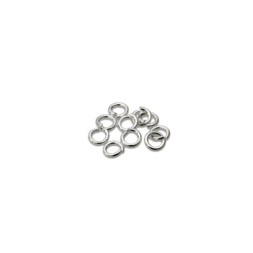 (5.0mm, 10) Sterling SIlver Open Jump Rings 3mm-6mm Diameter