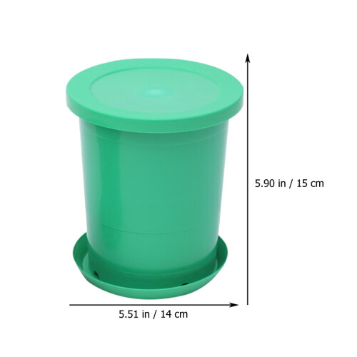 1Set Groene Plastic Bean Sprout Jar Voor Thuis En Hydroponics 1