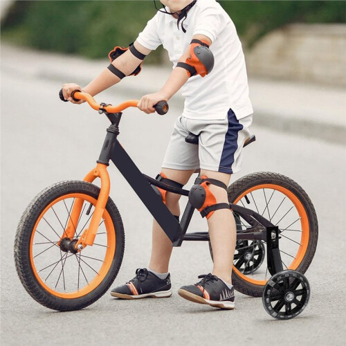 Rodas de Treinamento Flash para Bicicletas Infantis - Estabilizadores Universais para Bicicletas de Crianças de 12 Polegadas 2