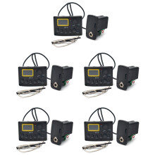 5X 4 Band EQ Equalizer KLT-3 Acoustic Guitar Bass EQ Preamp with Digital Tuner Guitar Pickup