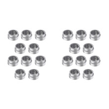 20 Pcs M18x1.5 O2 Oxygen Sensor Weld Bung Plug Stepped Nut Cap Kit for Lambda Sensor Oxygen Sensor