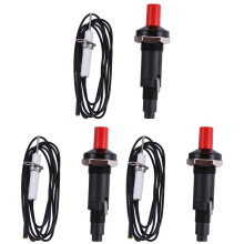 3X Piezo Ignition Set with Cable 1000mm Long Push Button Kitchen Lighters for Gas Stoves Ovens