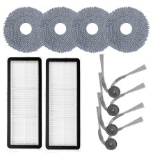 For QV 35A / QV 35S Robot Vacuum Cleaner Replacement Parts Kit - Includes Filters, Side Brushes, and Mop Pads