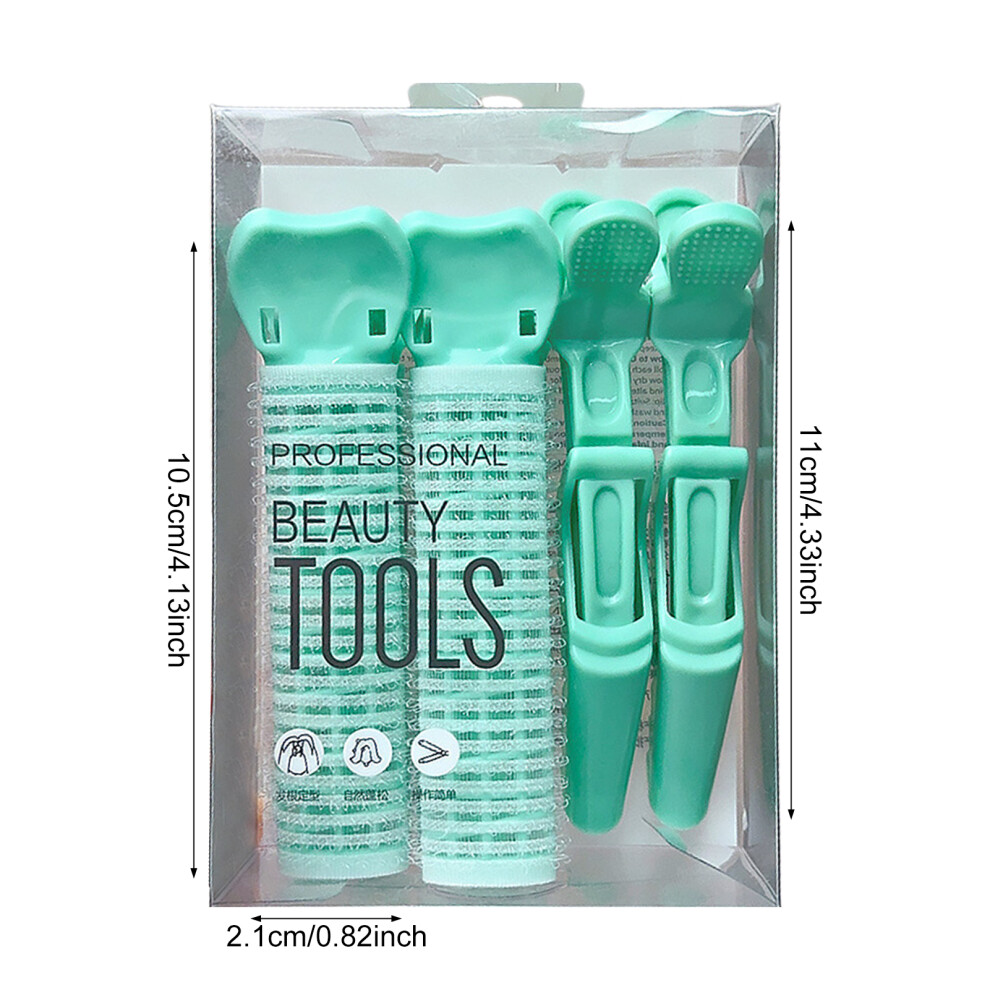 Roc-Electron (Blue) Self-Grip Volume Roller Clips For Lifted Roots