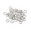 (4.0mm, 50) Sterling SIlver Open Jump Rings 3mm-6mm Diameter 1