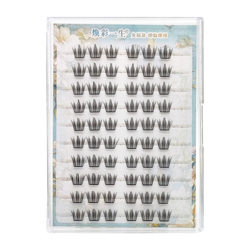 (Shirley) Reusable Glued Lash Clusters for Work & Parties 1
