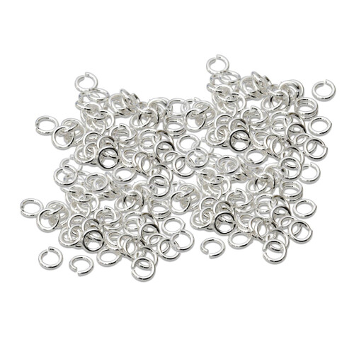 (5.0mm, 200) Sterling SIlver Open Jump Rings 3mm-6mm Diameter