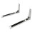 2X Support Frame Steel Foldable Stretch Shelf Rack Microwave Oven Wall Mount Bracket Stainless Silver 7