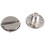 20 Sets Leather Belt 5 x 6 mm Silver Screw Binding 5