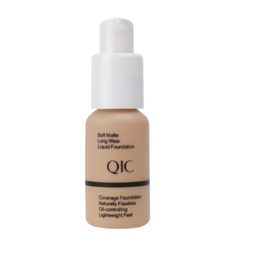 (Buff Beige #04) QIC Matte Liquid Foundation Oil Control Flawless Moisturizing Full Coverage