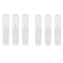400Pcs/Lot 2ML Transparent Spray Bottle Cosmetic Packing Atomizer Perfume Bottles Atomizing Spray Liquid Container
