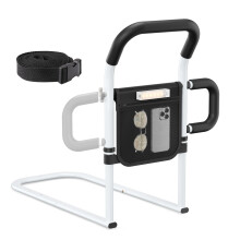 Bed Rails for Elderly Adults Bed Assist Rail with Removable Reinforced Armrest Free Storage Bag