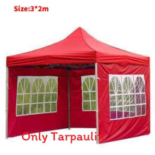 (Red)Barraca Oxford impermeável com design à prova de vento adequada para uso familiar ao ar livre