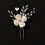 (Silver) Pearl Flower Hairpin Ancient Style 4