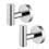 (Silver Two) Stainless Steel Wall Hook for Bath Kitchen 3