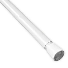 No Drill Telescopic Curtain Rod, Stainless Steel Tension Rod, Adjustable Shower Curtain Rod for Wardrobe Bathroom