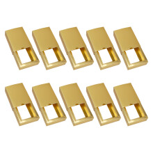 10St Inklapbare Gouden Geschenkverpakkingen Met Lade En Papier
