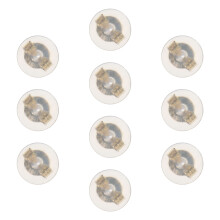 10St Gouden S925 Zilveren Oorbel Stopper DIY Sieraden Accessoires