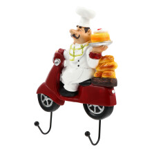 1St Praktische Muurhaak Keuken Met Dubbele Haak Rood Voor Thuis