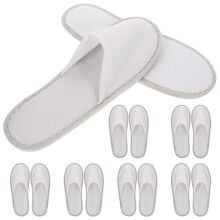 10Paren Grijze Hotel Slippers , Antislip En Wegwerp