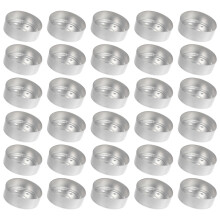 50St Theelicht Cup Aluminium Houder Voor Kaarsen En Kleine Cadeaus
