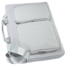 1St Zilveren Laptoptas Voor Zakelijk Gebruik Met Duurzame Polyester