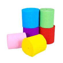 6 Crepepapier Streamers Voor Feest En Bruiloft Decoratie