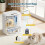 Accessories for  Flow Robot Vacuum and Mop, Zero-Tangling Roller Brushes, Dust Bag,Filters,Track Mop,Side Brushes, 7
