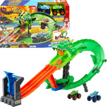 Hot Wheels - Monster Trucks - Set Dragon Sharks gegen Dinos - Hot Wheels - JFR06