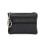 Echte leren portemonnee met dubbele rits Black 2
