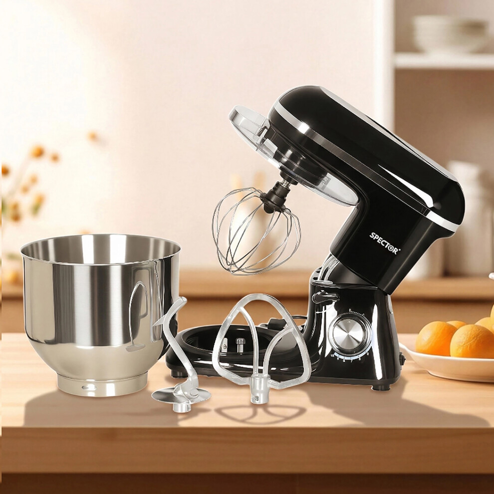 Spector Electric Food Stand Mixer 8L Stainless Steel Mixing Bowl 1300W 10 Speeds