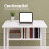 Levede Folding Computer Desk Extandable Table with Storage Shelf Wheeled Compact 4