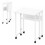 Levede Folding Computer Desk Extandable Table with Storage Shelf Wheeled Compact 9