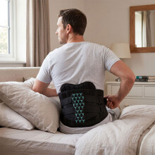 Centra Lower Back Support Belt Breathable Cozy Lumbar Brace for Work Driving