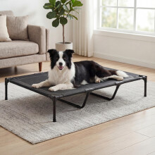 Skylos Elevated Dog Bed Large Mesh Raised Pet Cot Waterproof Indoor Outdoor