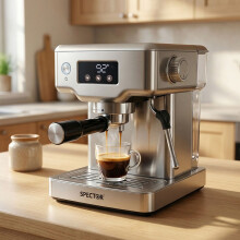 Spector 20 Bar Espresso Coffee Machine Maker Milk Frother Cappuccino Latte Cafe