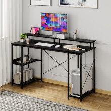 Levede Gaming Desk RGB Monitor Shelf Black