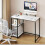 Levede Computer Desk Storage Shelves Monitor White 1