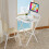 Levede Foldable Computer Desk Monitor Shelf White 1