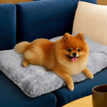Skylos Pet Bed Soft Cushion Plush Small Dog Crate