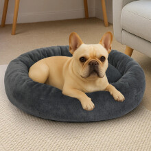Skylos Dog Bed Donut Soft Large Plush Cat Calming