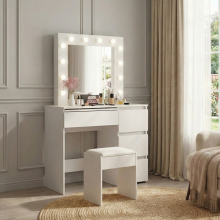 Levede Vanity Makeup Dressing Table White with